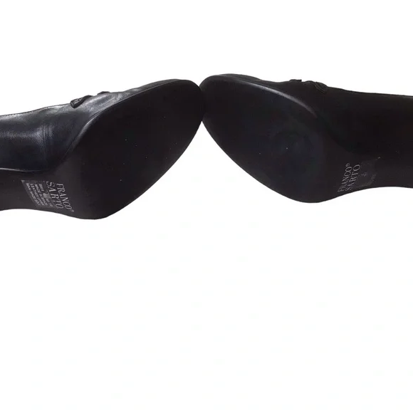 Retro Beautiful Franco Sarto Brazilian Leather Round Pumps - Picture 3 of 5